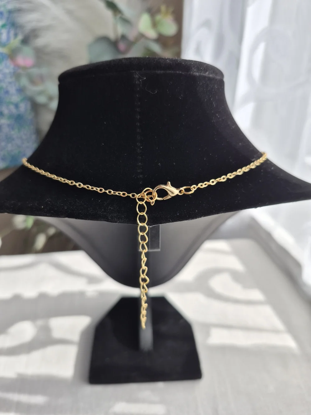 Reimagined Goldtone Swirl Pendant Necklace